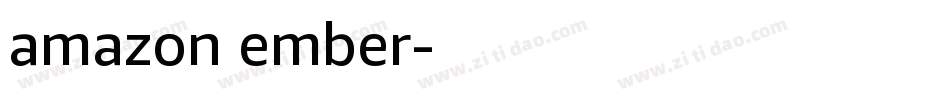 amazon ember字体转换